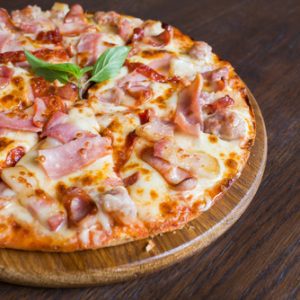 Pizza Ham & Cheese 12" (Fully Cooked to takeaway)