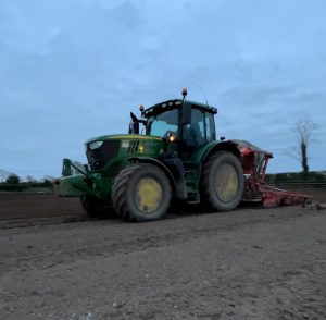 Kildare Farm Foods Sowing Organic Oats 2023