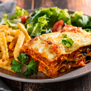 Vegetable Lasagne Kildare farm foods open FArm & Shop