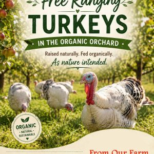 Organic Certified Ovenready Turkey (feeds up to 15)